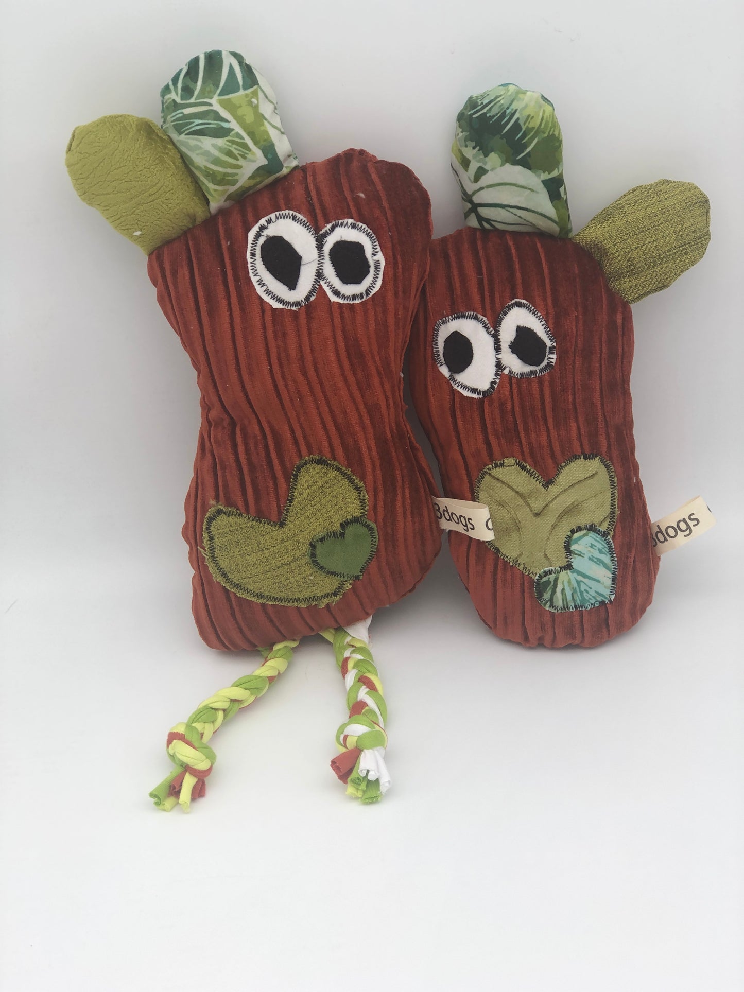 Dog toys called fuGLy friENDs durable and adorable