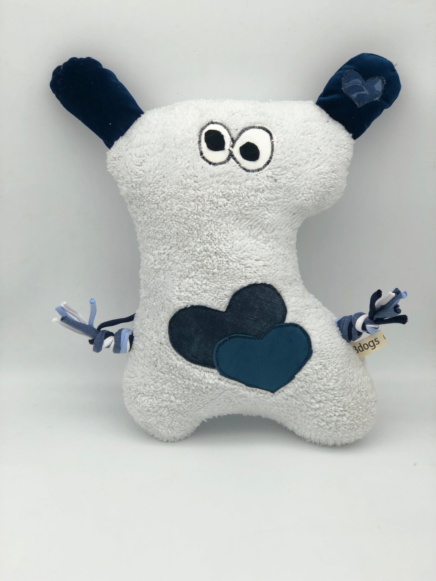 Dog toys called fuGLy friENDs durable and adorable