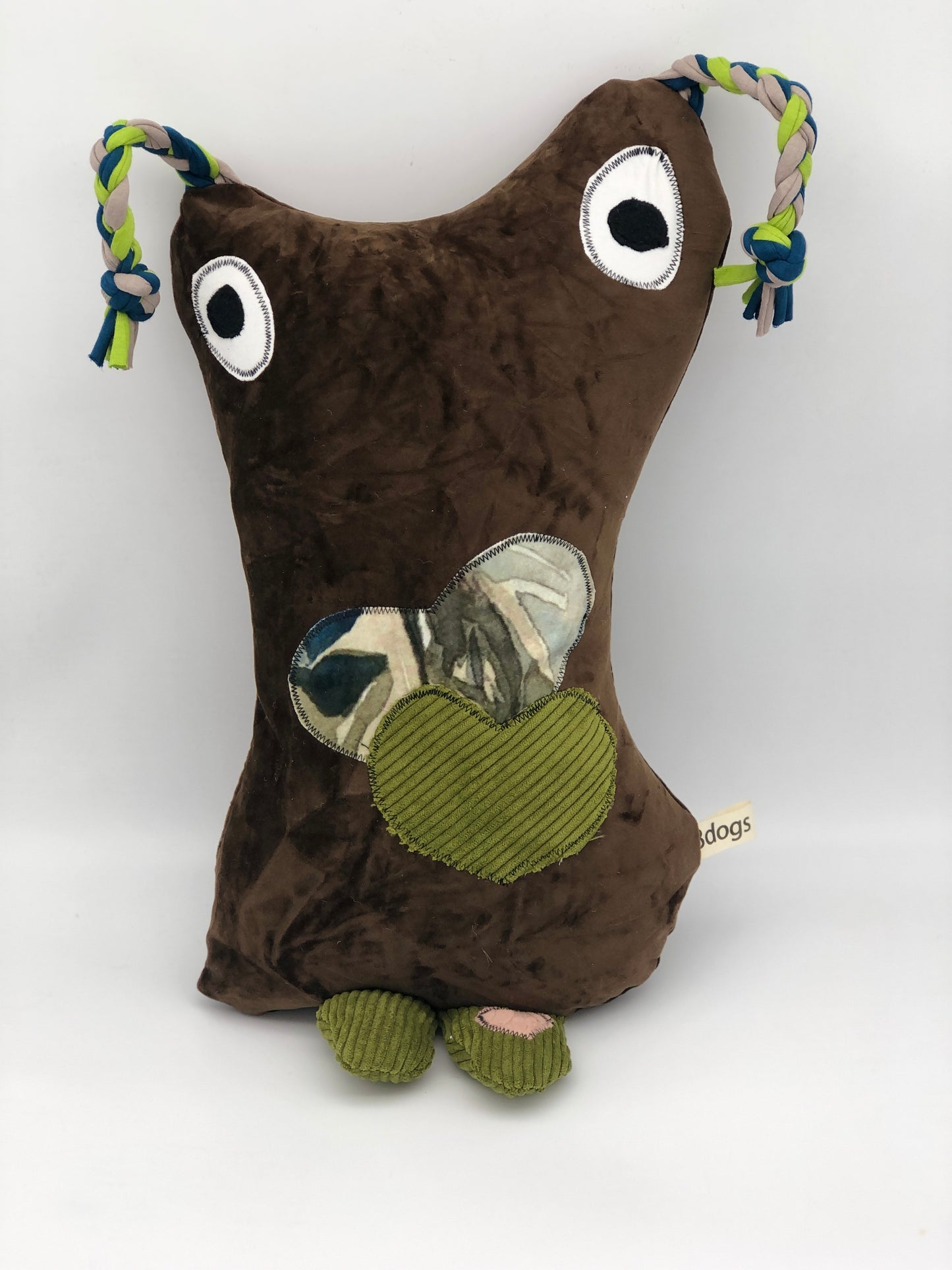 Dog toys called fuGLy friENDs durable and adorable