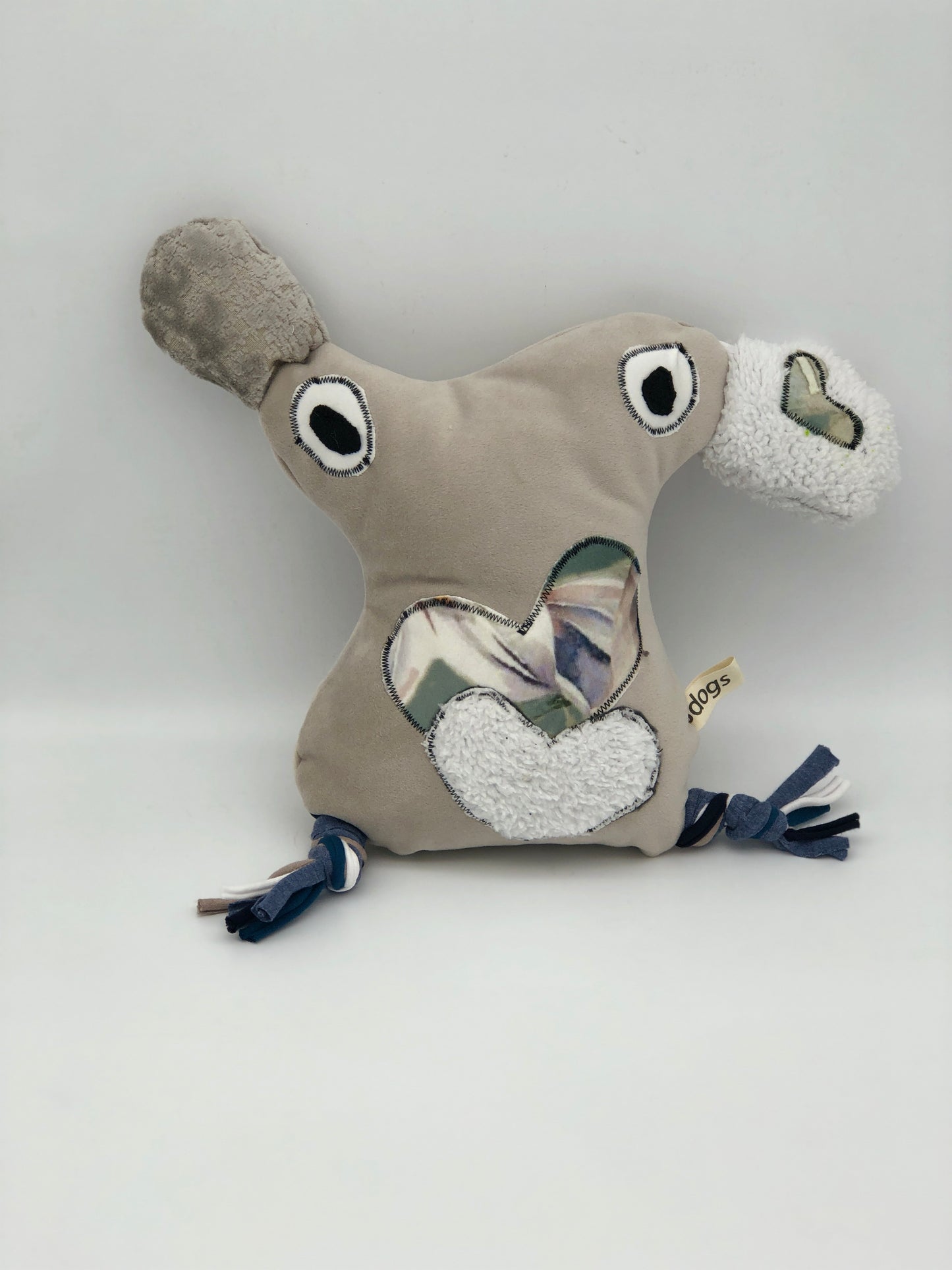 Dog toys called fuGLy friENDs durable and adorable