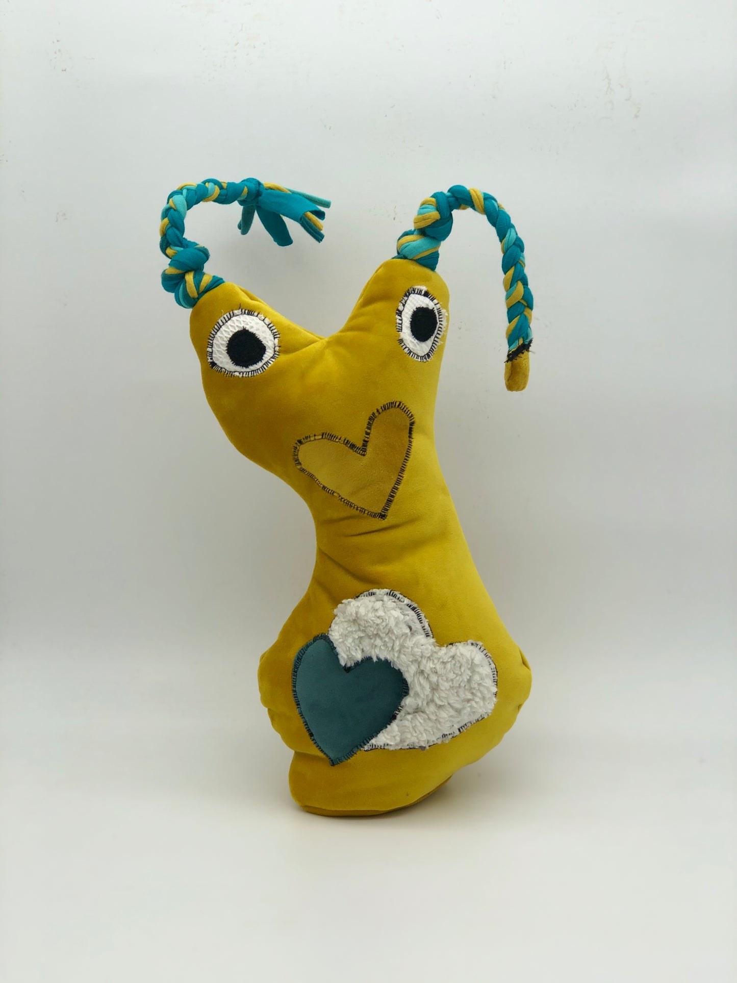 Dog toys called fuGLy friENDs durable and adorable