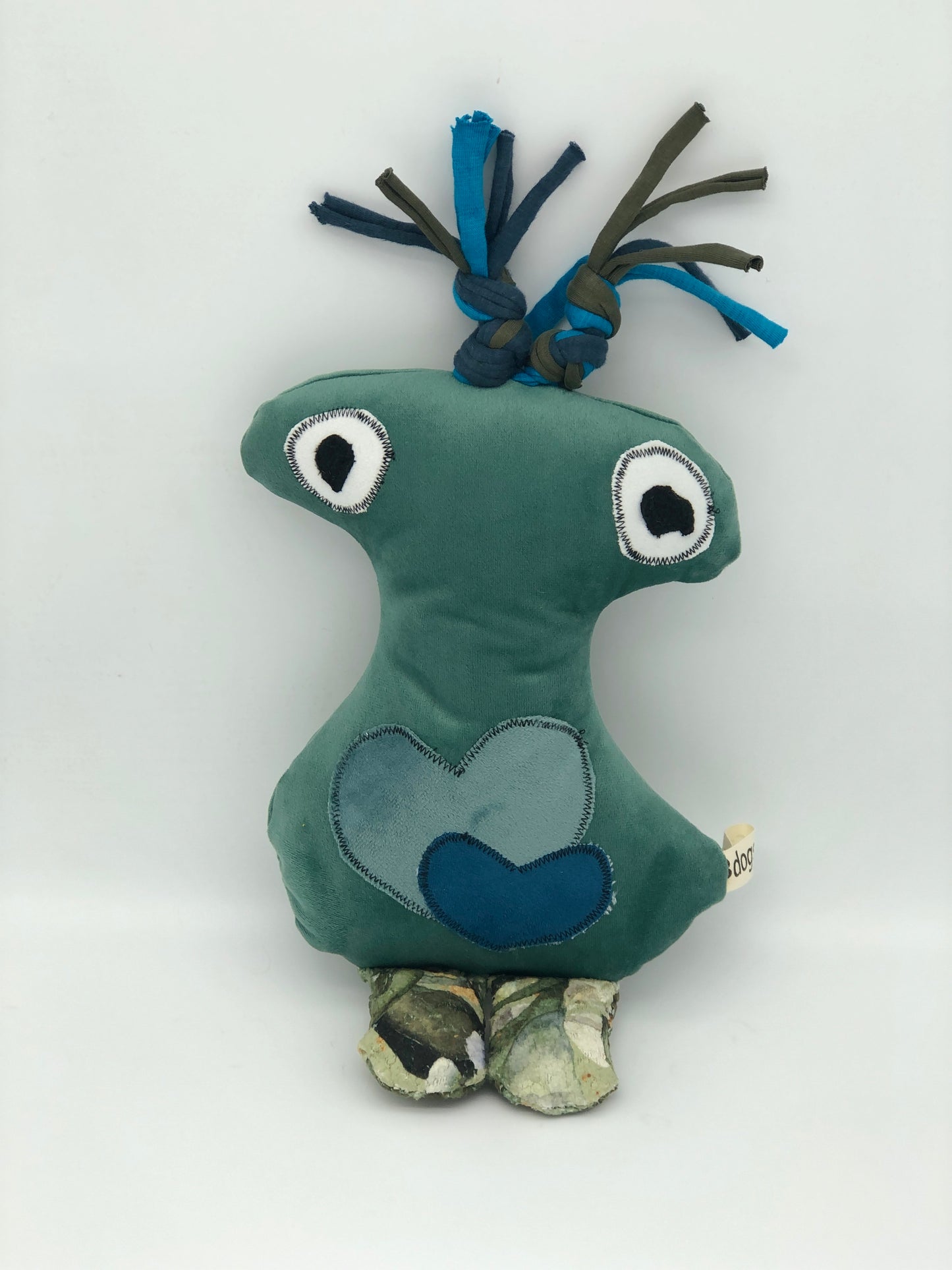 Dog toys called fuGLy friENDs durable and adorable