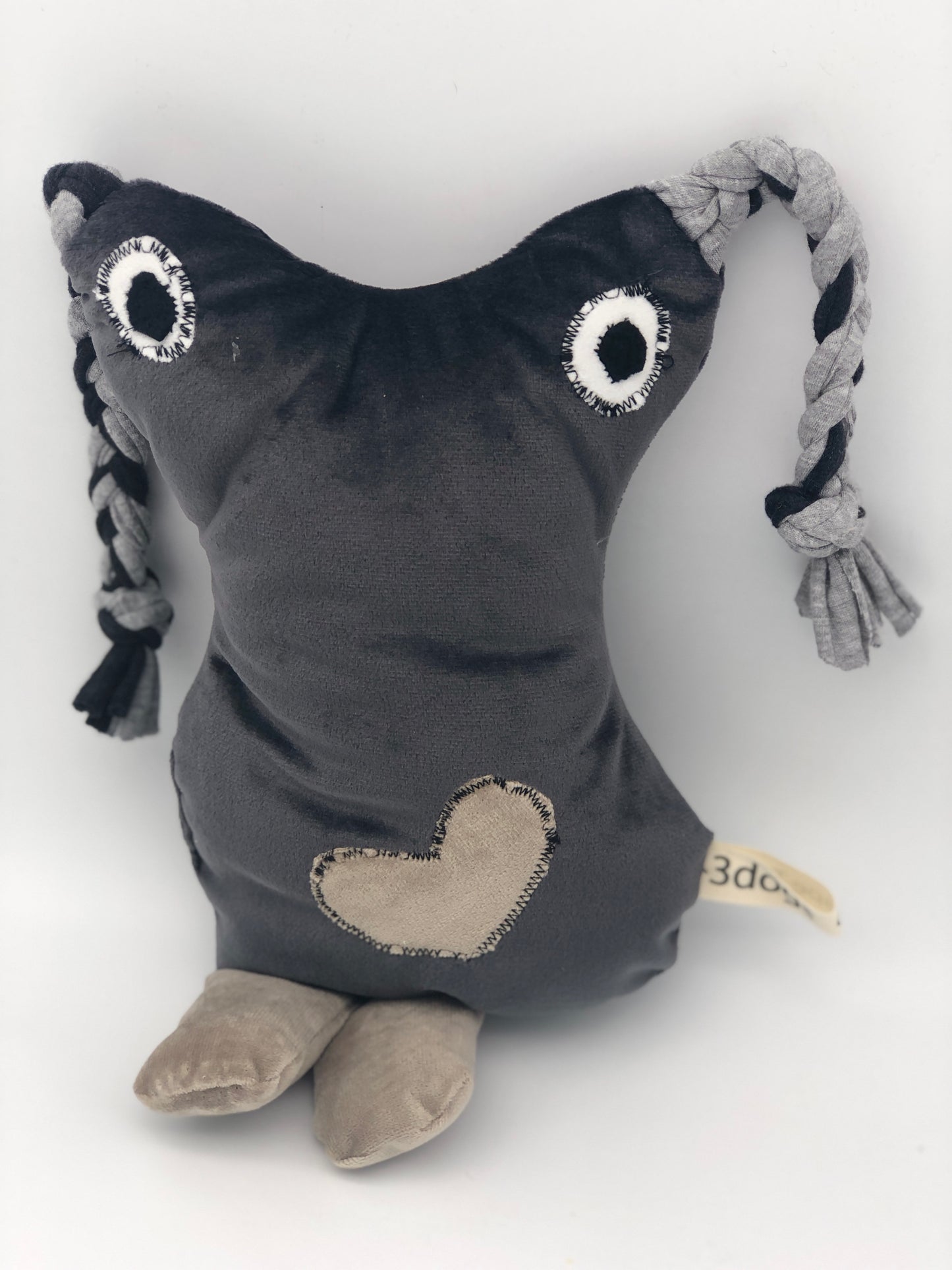 Dog toys called fuGLy friENDs durable and adorable
