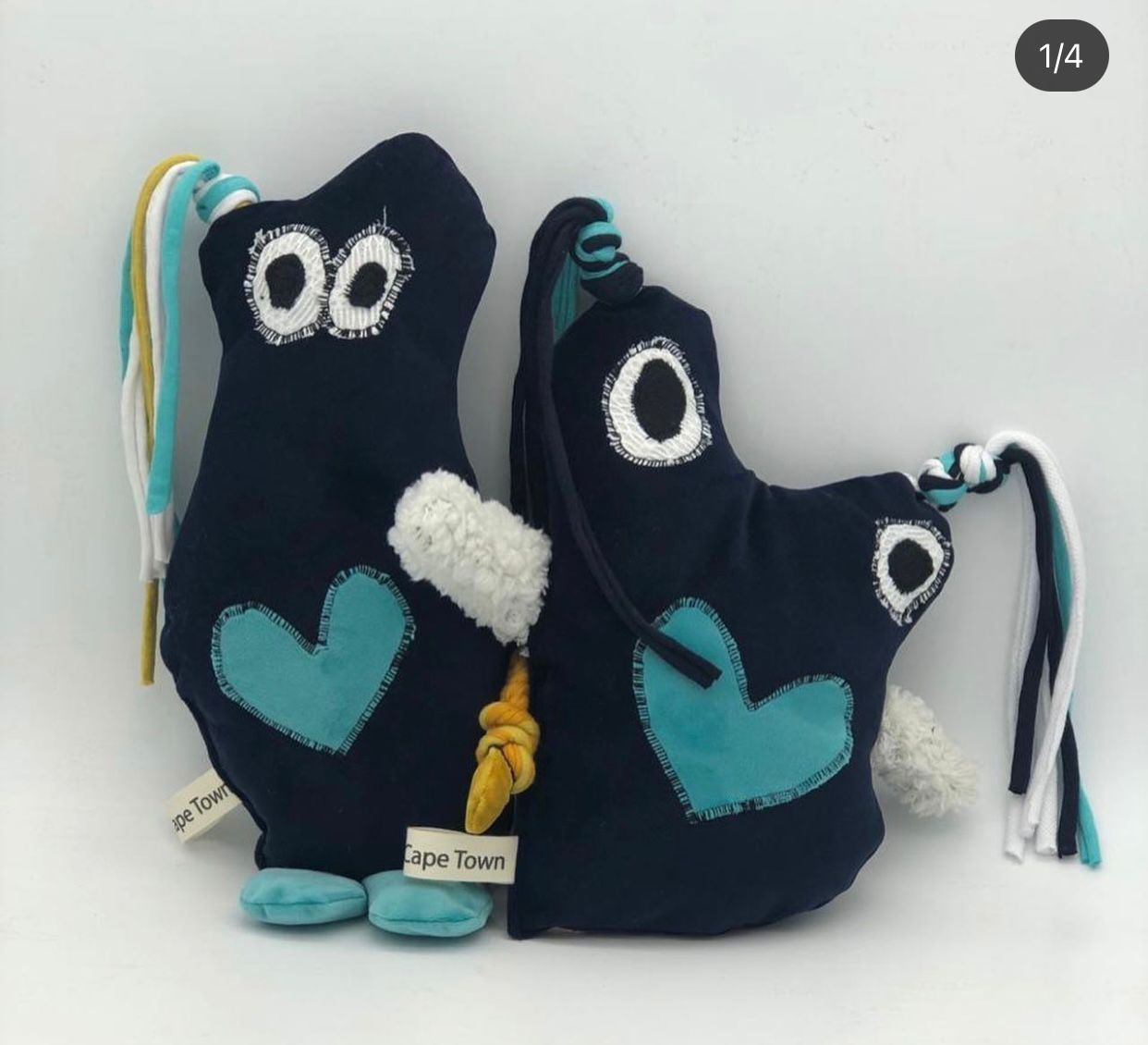 Dog toys called fuGLy friENDs durable and adorable
